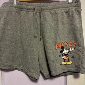 Juniors large Mickey mouse shorts